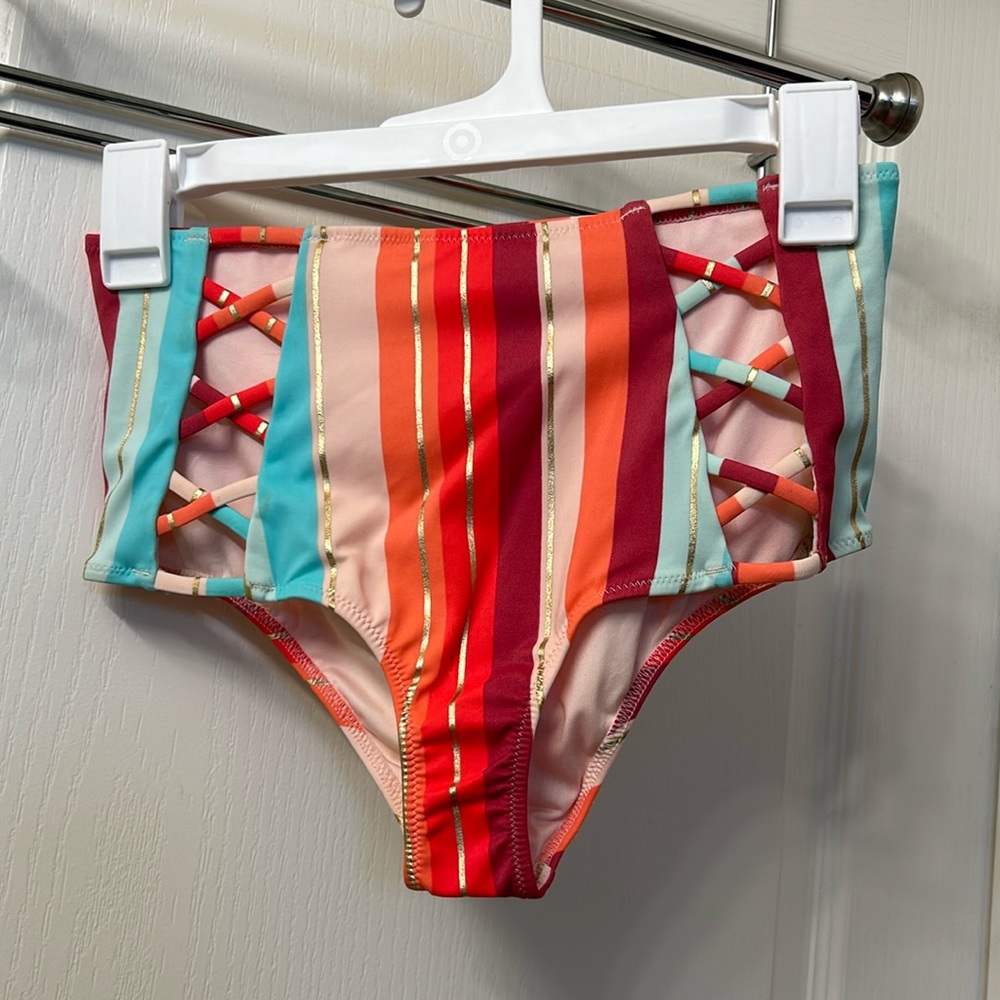 Shade and shore high waisted swimsuit bottom